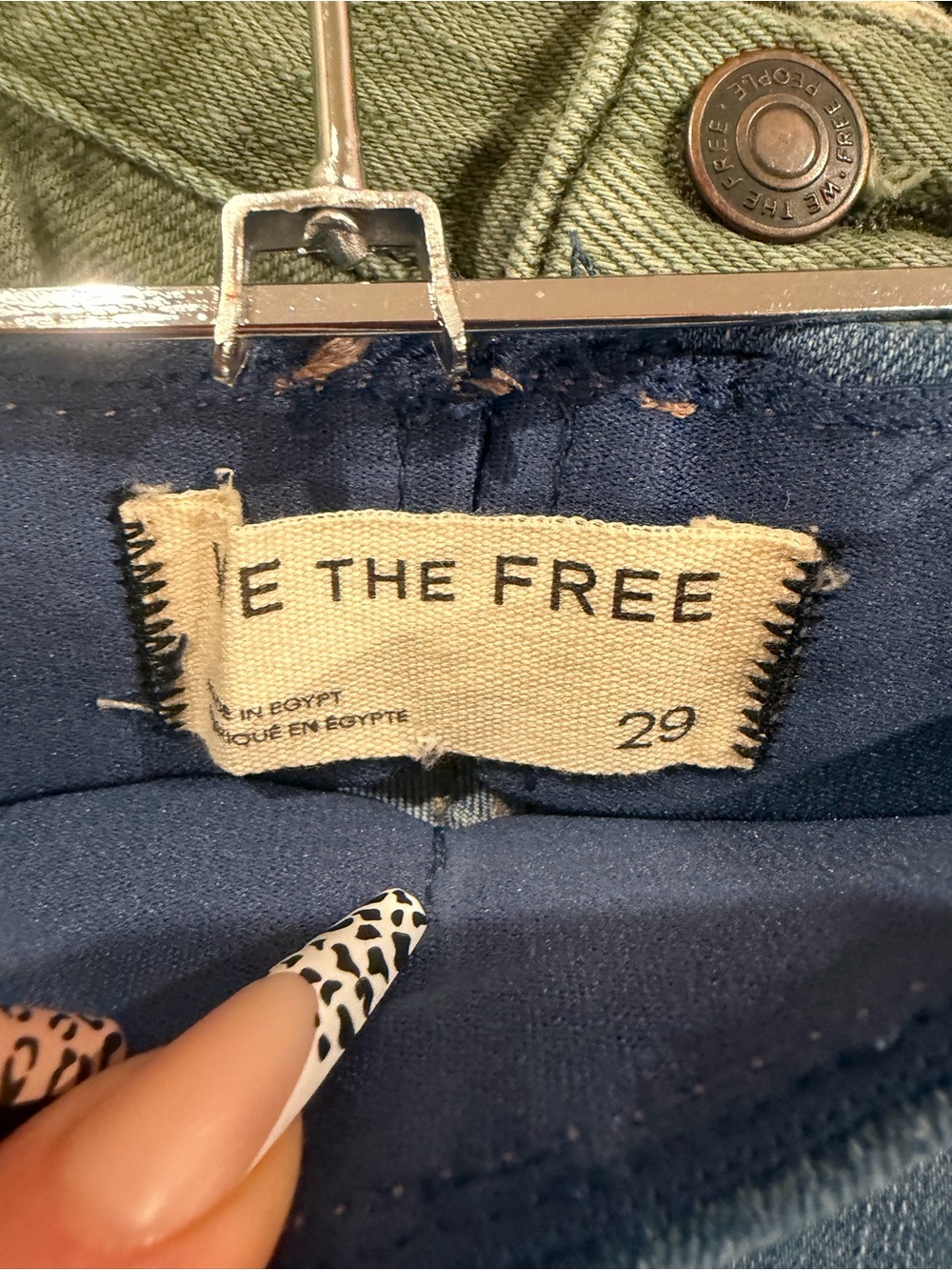 Free People light blue penny pull on  Jeans